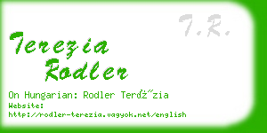 terezia rodler business card